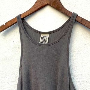 Free People grey-blue swing style tank top